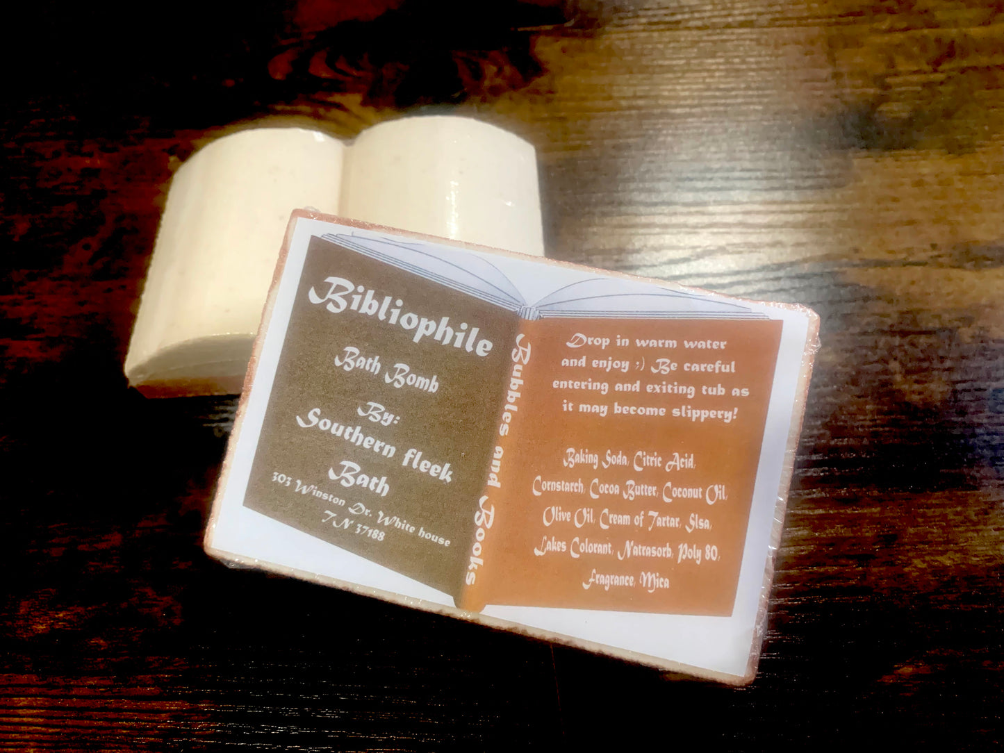 Bibliophile Bath Bomb