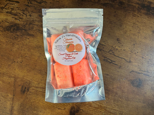 Sweet Orange and Chili Pepper Shower Steamers