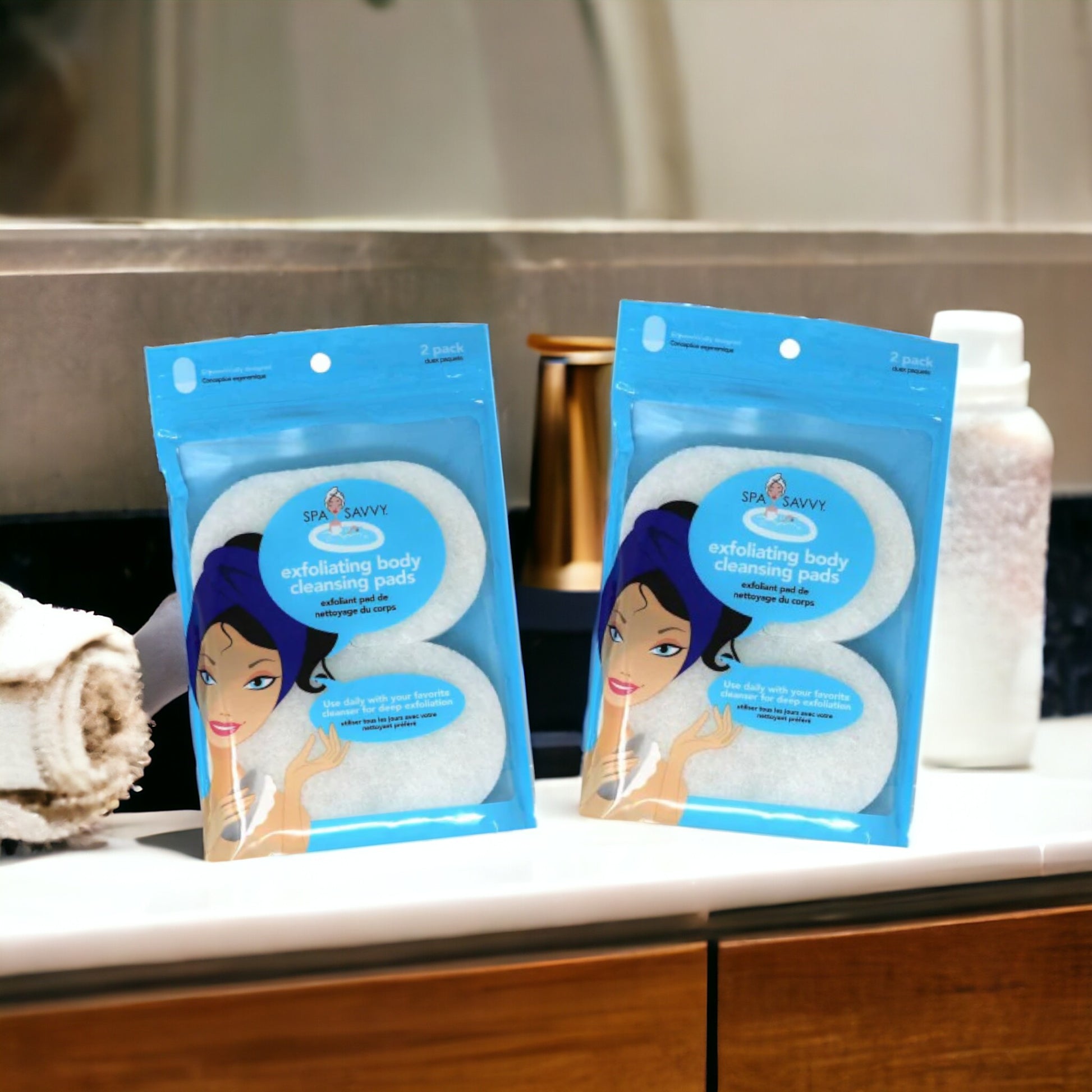 Exfoliating Body Cleansing Pads – Bubbles and Books